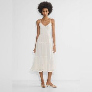 Aritzia Wilfred Tuberose Dress Light Birch XXS NWOT